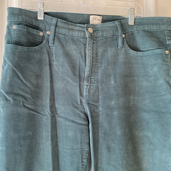 Women’s green corduroy J Crew jeans/pants size 33 - Picture 4 of 10